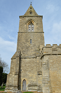 The south face of the west tower March 2014